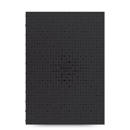 FFX A4 Recharge Notebook Carnet Icon FILOFAX-Recharge-Filofax-Noir-Papeterie du Dôme