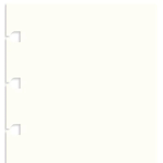 FFX A5 Notebook Recharge Feuilles Unies Blanc-Recharge-Filofax-Papeterie du Dôme