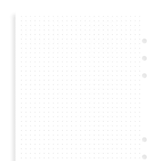 FFX A5 Recharge Dotted-Recharge-Filofax-Papeterie du Dôme