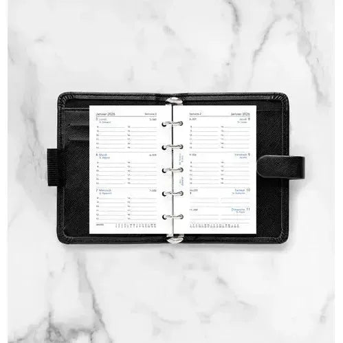 FFX Mini Agenda Semaine/2Pages FR FILOFAX-Recharge Agenda-Filofax-Papeterie du Dôme