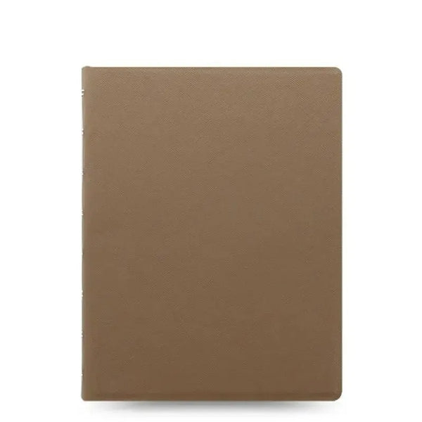 FFX Notebooks Saffiano - A5-Notebook A5-Filofax-Taupe-Papeterie du Dôme