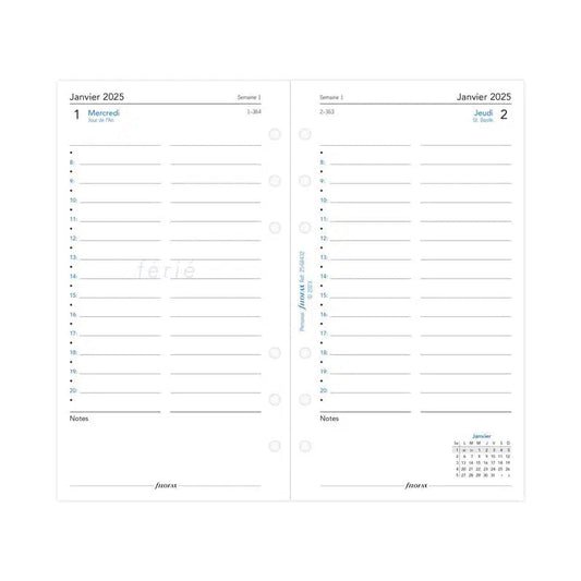 FFX Personal Agenda Jour par Page - français FILOFAX-Recharge Agenda-Filofax-Papeterie du Dôme