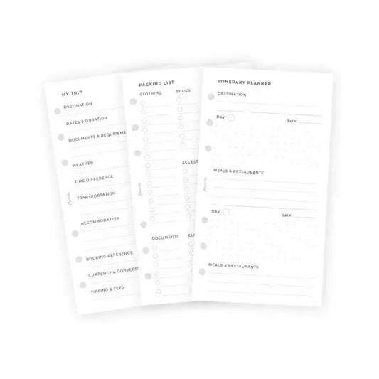 FFX Personal Travel Planner-Recharge-Filofax-Papeterie du Dôme