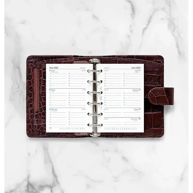 FFX Pocket Agenda Semaine sur Deux Pages Académique FILOFAX-Recharge-Filofax-Papeterie du Dôme