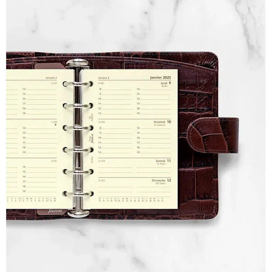 FFX Pocket Agenda Semaine/2Pages FR Crème FILOFAX-Recharge-Filofax-Papeterie du Dôme