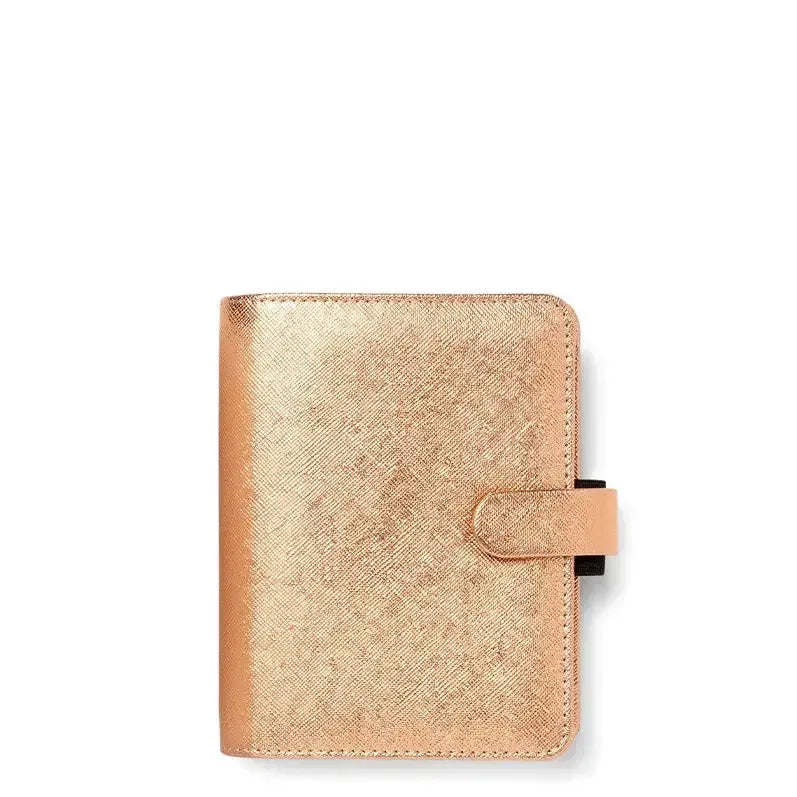 FFX Pocket Organiseur Saffiano Metallic-Organiseur-Filofax-Silver-Papeterie du Dôme