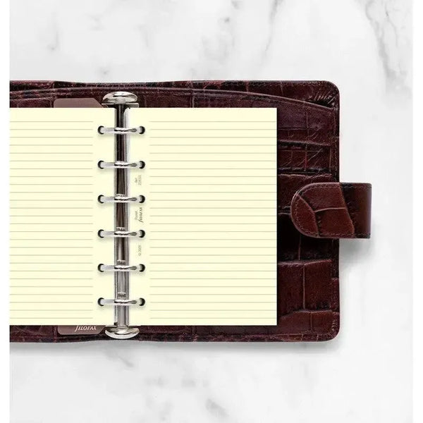 FFX Pocket Recharge Feuilles Lignées Crème-Filofax-Papeterie du Dôme