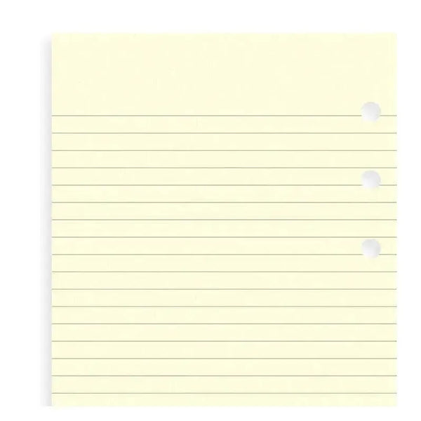 FFX Pocket Recharge Feuilles Lignées Crème-Filofax-Papeterie du Dôme
