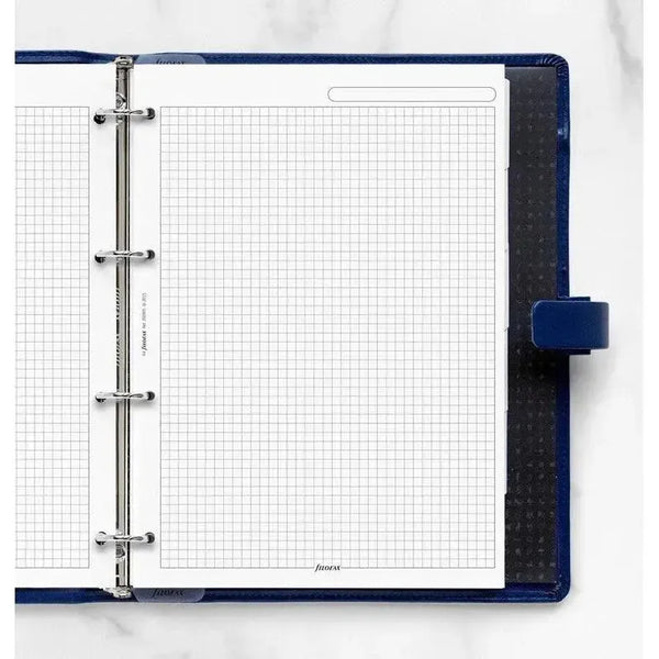 FFX Recharge A4 Feuilles Quadrillées-Recharge-Filofax-Papeterie du Dôme
