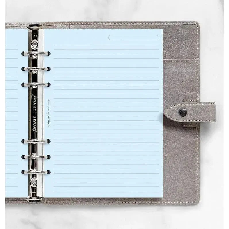 FFX Recharge A5 Feuilles Lignées Bleues-Recharge-Filofax-Papeterie du Dôme
