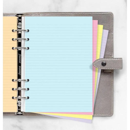 FFX Recharge A5 Feuilles Lignées Classique Assorties-Recharge-Filofax-Papeterie du Dôme