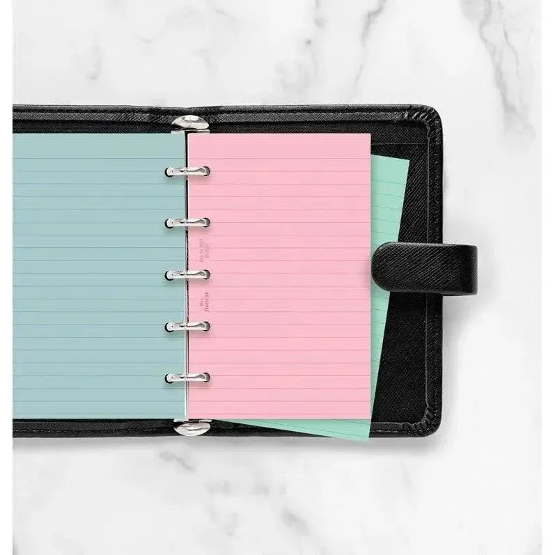 FFX Recharge Mini Feuilles Lignées Assorties Pastel-Recharge-Filofax-Papeterie du Dôme