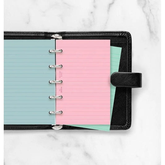 FFX Recharge Mini Feuilles Lignées Assorties Pastel-Recharge-Filofax-Papeterie du Dôme