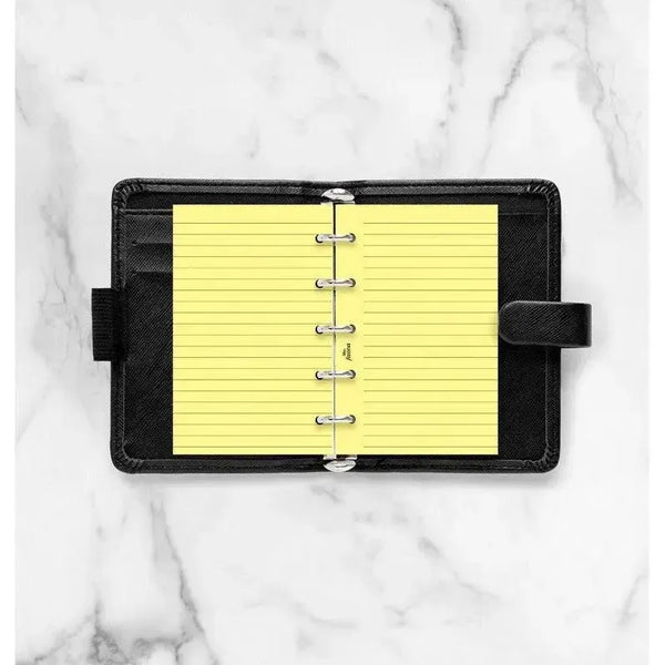FFX Recharge Mini Feuilles Lignées Jaunes-Recharge-Filofax-Papeterie du Dôme