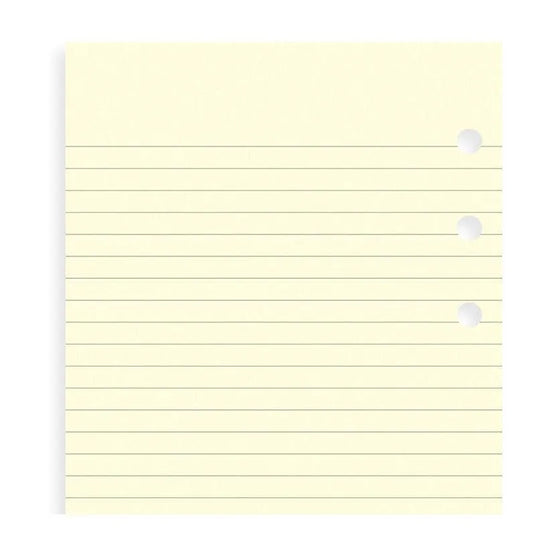 FFX Recharge Personal Feuilles Lignées Crème-Recharge-Filofax-Papeterie du Dôme