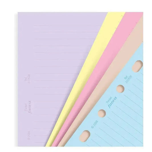 FFX Recharge Pocket "Classic" Lignés Assortis-Autres Recharges Agenda-Filofax-Papeterie du Dôme