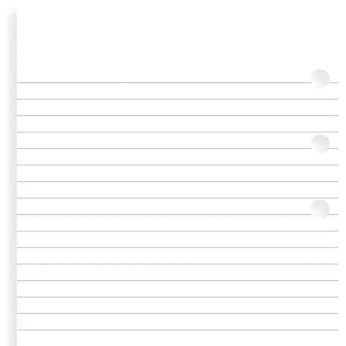 FFX Recharge Pocket Feuilles Lignées-Autres Recharges Agenda-Filofax-Blanches-Papeterie du Dôme