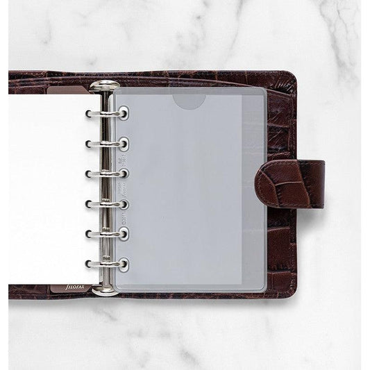 FFX Recharge Pocket Pochette Transaparente ouverture par le haut-Accessoire-Filofax-Papeterie du Dôme