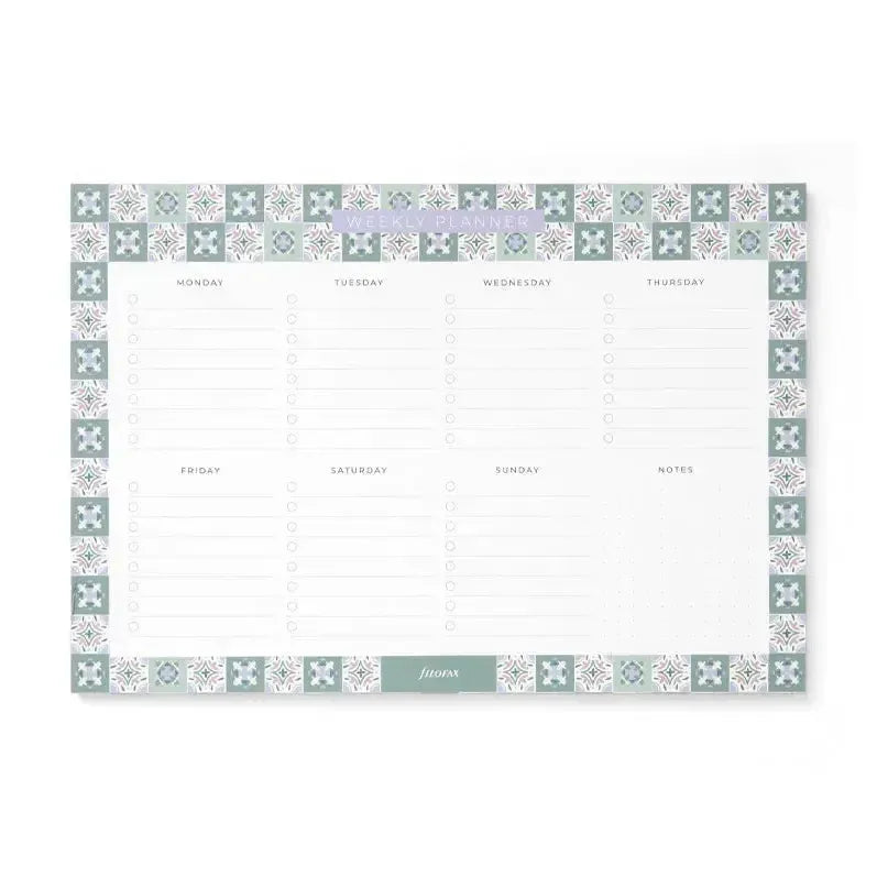 FFX Weekly Planner-Calendrier-Filofax-Mediterranean-Papeterie du Dôme