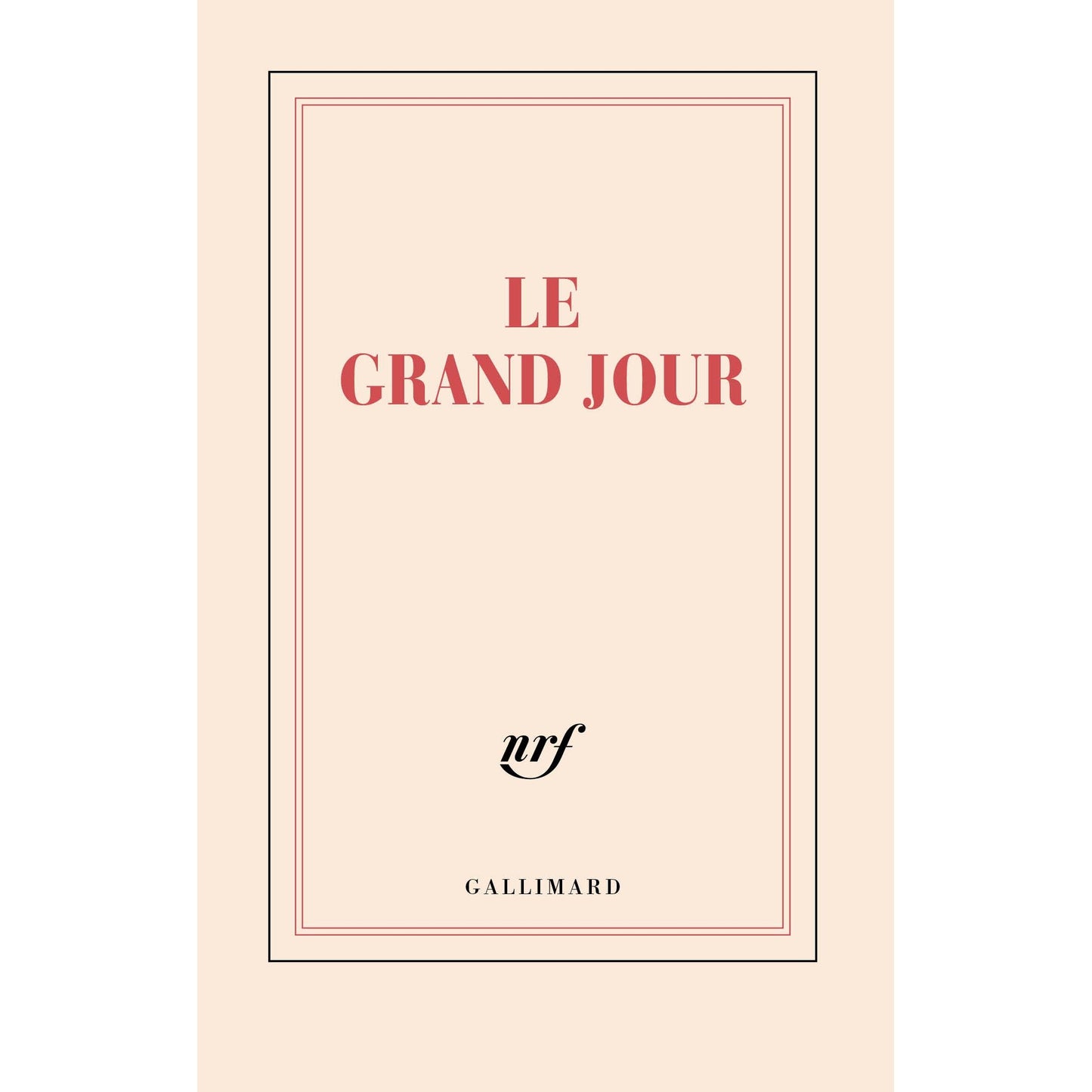 GLMR Carnet "Le grand jour" Ligné-Carnet-Gallimard-Papeterie du Dôme