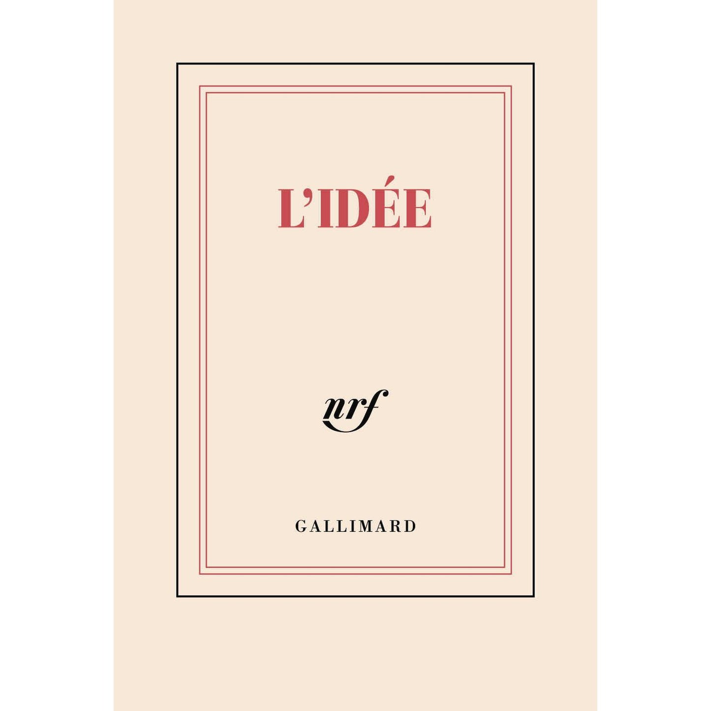 GLMR Carnet Poche "L'idée" Ligné-Carnet-Gallimard-Papeterie du Dôme