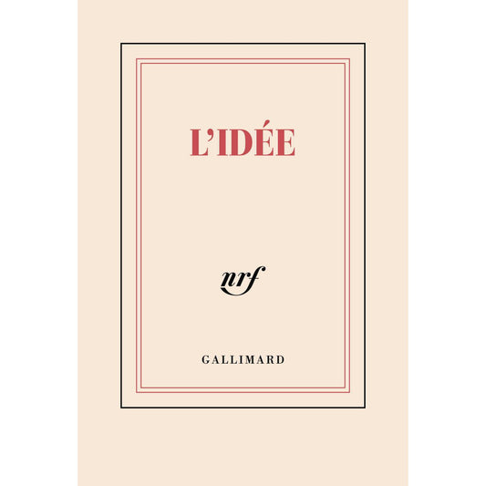 GLMR Carnet Poche "L'idée" Ligné-Carnet-Gallimard-Papeterie du Dôme