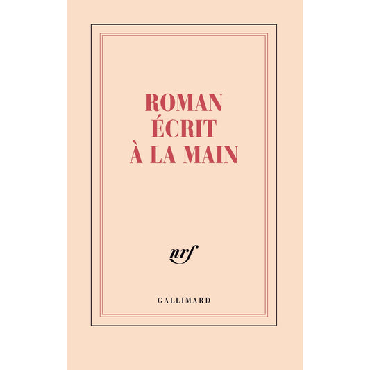 GLMR Carnet "Roman écrit à la main" Ligné-Carnet-Gallimard-Papeterie du Dôme