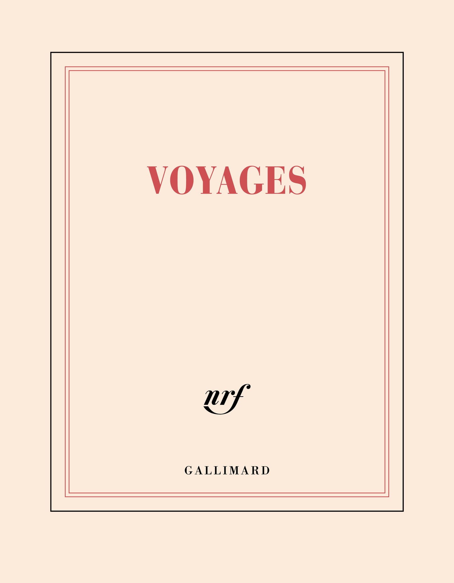 GLMR Carnet "Voyages" Ligné-Carnet-Gallimard-Papeterie du Dôme
