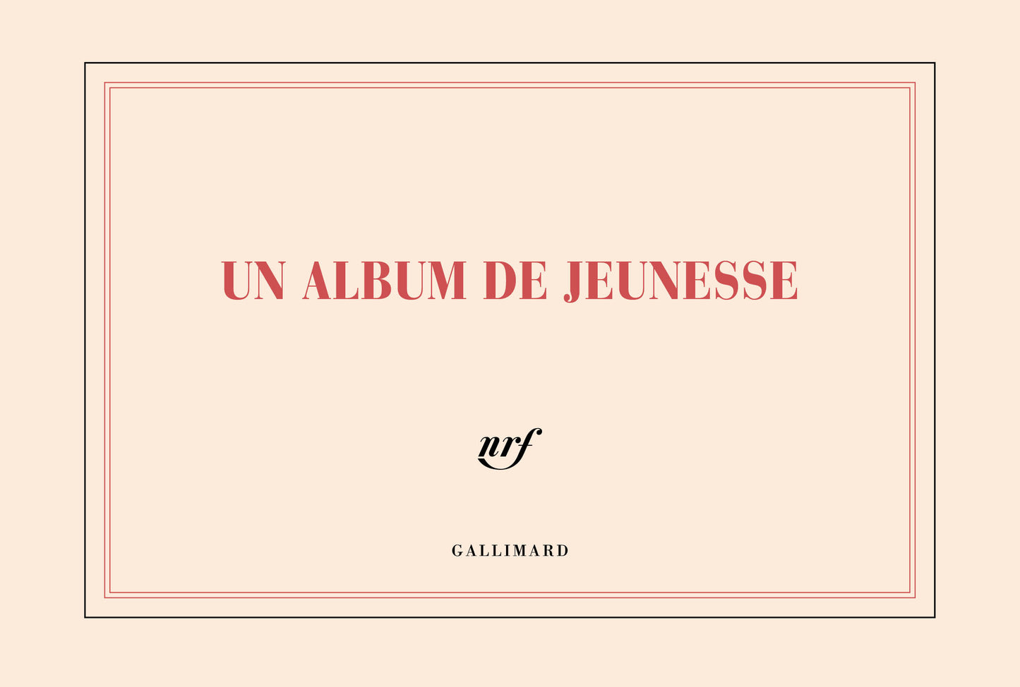 GLMR Carnet de Dessin "Un album de jeunesse" Pages unies-Carnet-Gallimard-Papeterie du Dôme