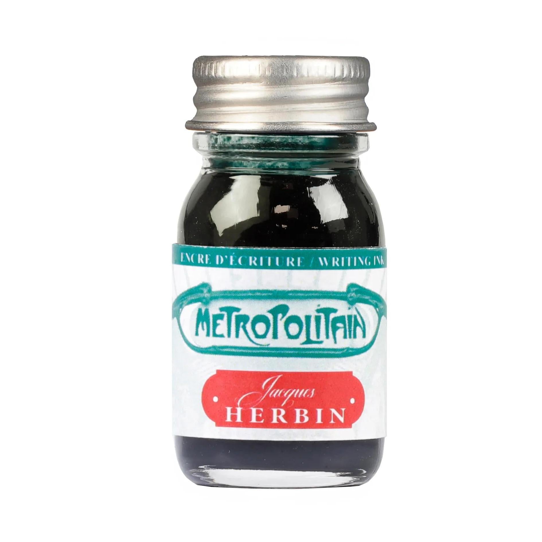 HERBIN Flacon Couleurs de Paris-Encre-Herbin-Metropolitain-Papeterie du Dôme