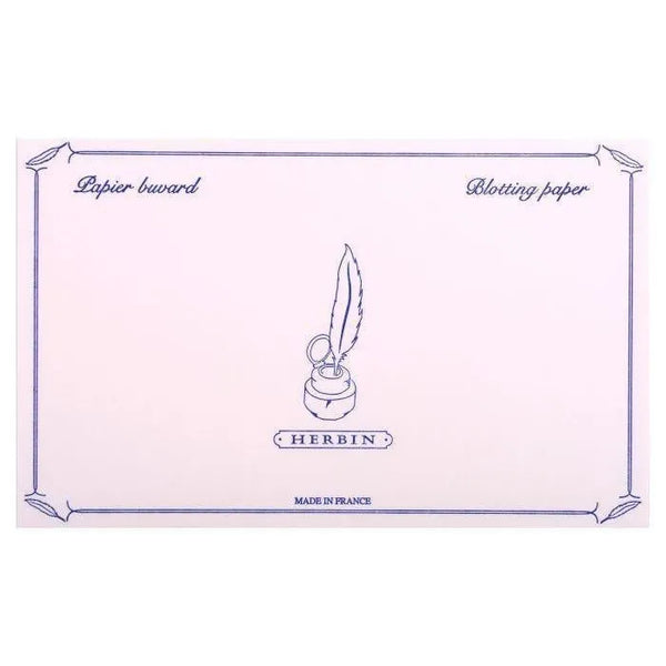 HERBIN Pochette 10 Buvards-Papeterie-Herbin-Rose-Papeterie du Dôme