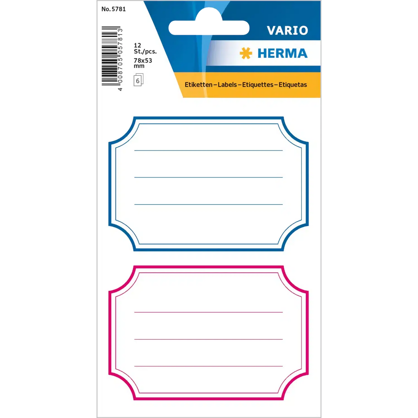 HRM Etiquettes Scolaires-Étiquettes-Herma-Papeterie du Dôme