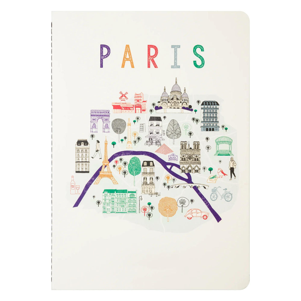 Herbin Couleurs de Paris Carnet A5-Carnet-Herbin-Affiche de Paris-Papeterie du Dôme