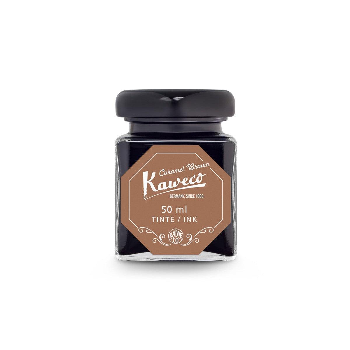 KWC Flacon Encre-Encre-Kaweco-Marron caramel-Papeterie du Dôme