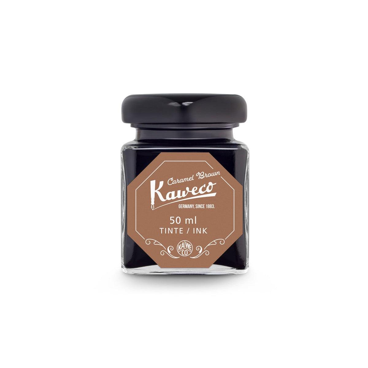 KWC Flacon Encre-Encre-Kaweco-Marron caramel-Papeterie du Dôme