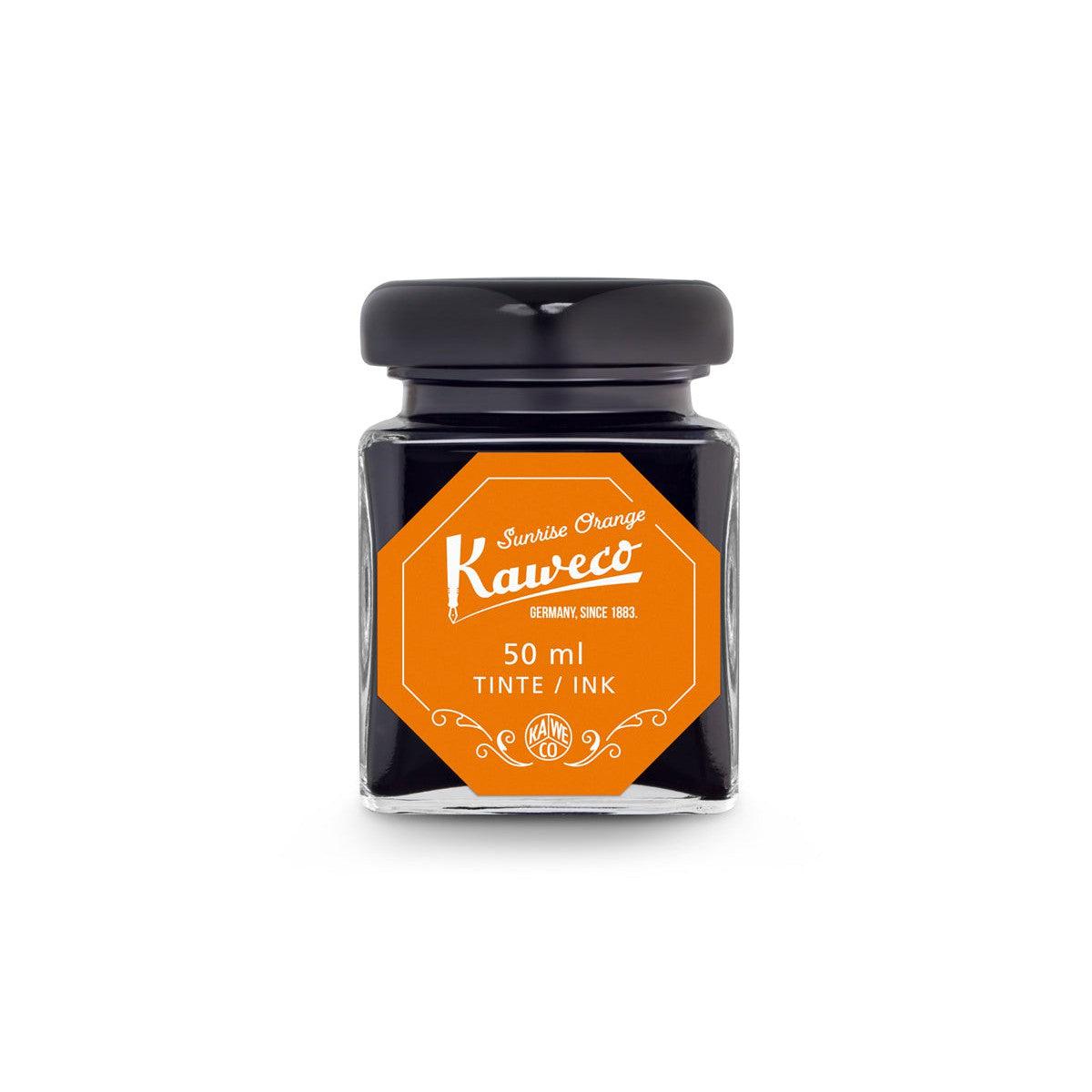 KWC Flacon Encre-Encre-Kaweco-Orange sunrise-Papeterie du Dôme