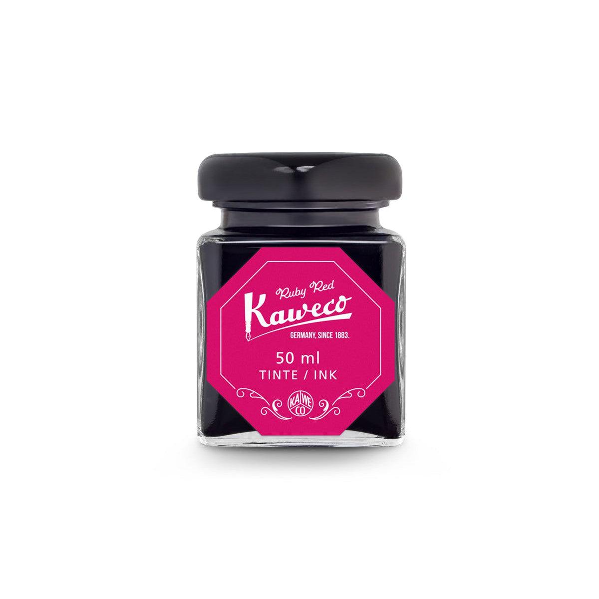 KWC Flacon Encre-Encre-Kaweco-Rouge rubis-Papeterie du Dôme
