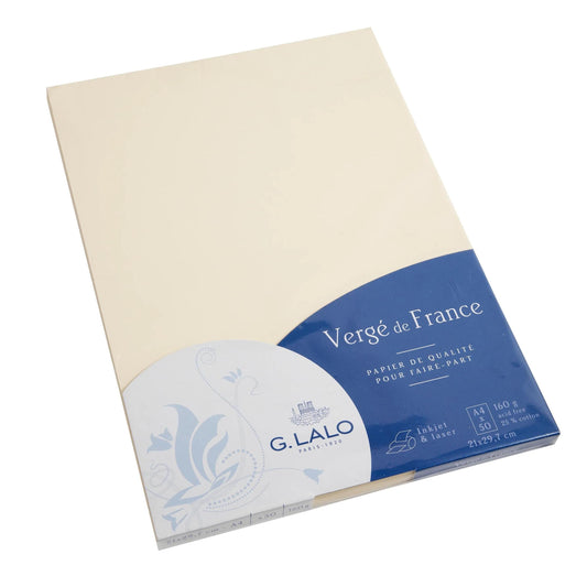 LALO 50 Feuilles Vergé de France A4 160g-Papier-Lalo-Papeterie du Dôme