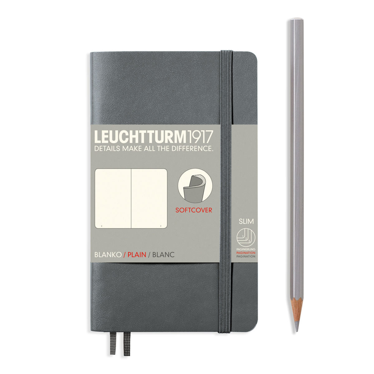 LCHT A6 Souple Blanc-Carnet-Leuchtturm 1917-Papeterie du Dôme