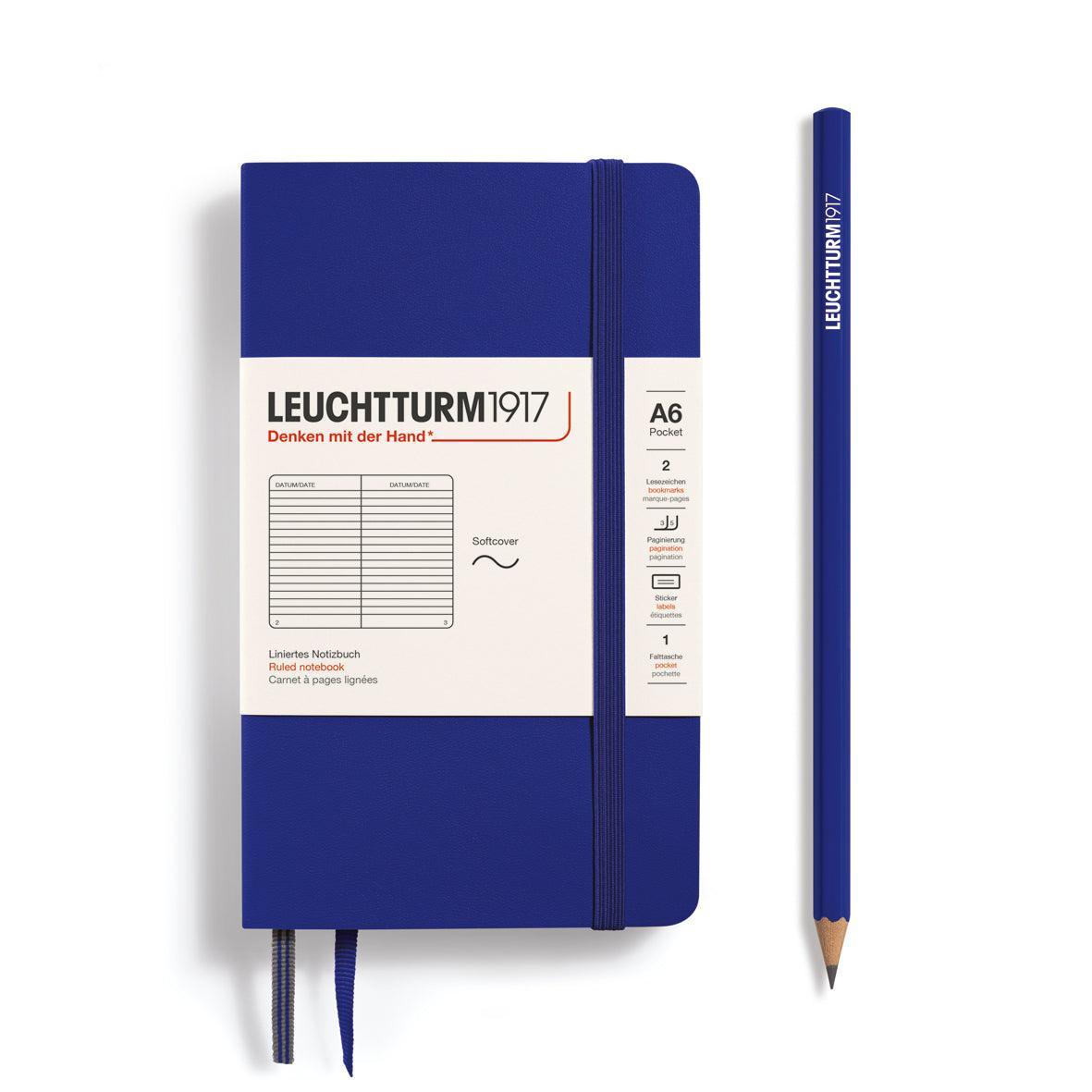 LCHT A6 Souple Ligné-Carnet-Leuchtturm 1917-Ink-A6-Ligné-Papeterie du Dôme