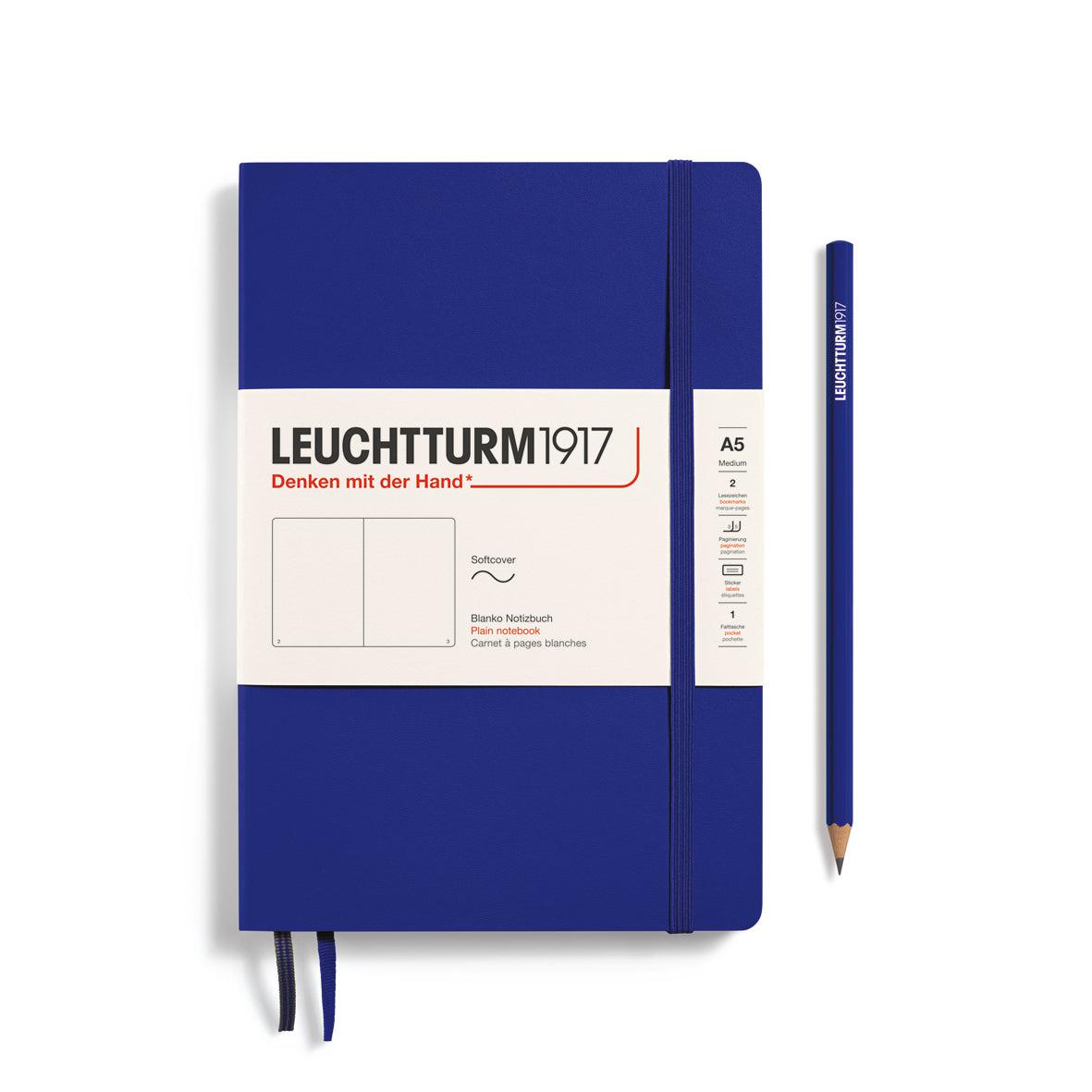 LCHT Carnet A5 Souple Blanc-Carnet-Leuchtturm 1917-Ink-A5-Blanc-Papeterie du Dôme