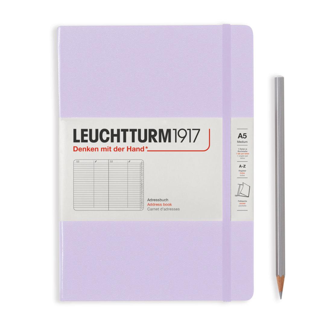 LCHT Carnet d'Adresses-Carnet-Leuchtturm 1917-A5-Adresse-Lilac-Papeterie du Dôme