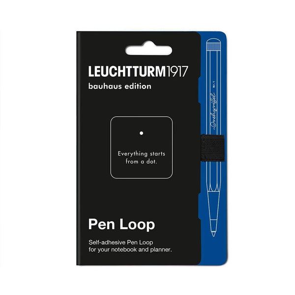 LCHT Pen Loop Bauhaus-Accessoire-Leuchtturm 1917-Noir-Papeterie du Dôme
