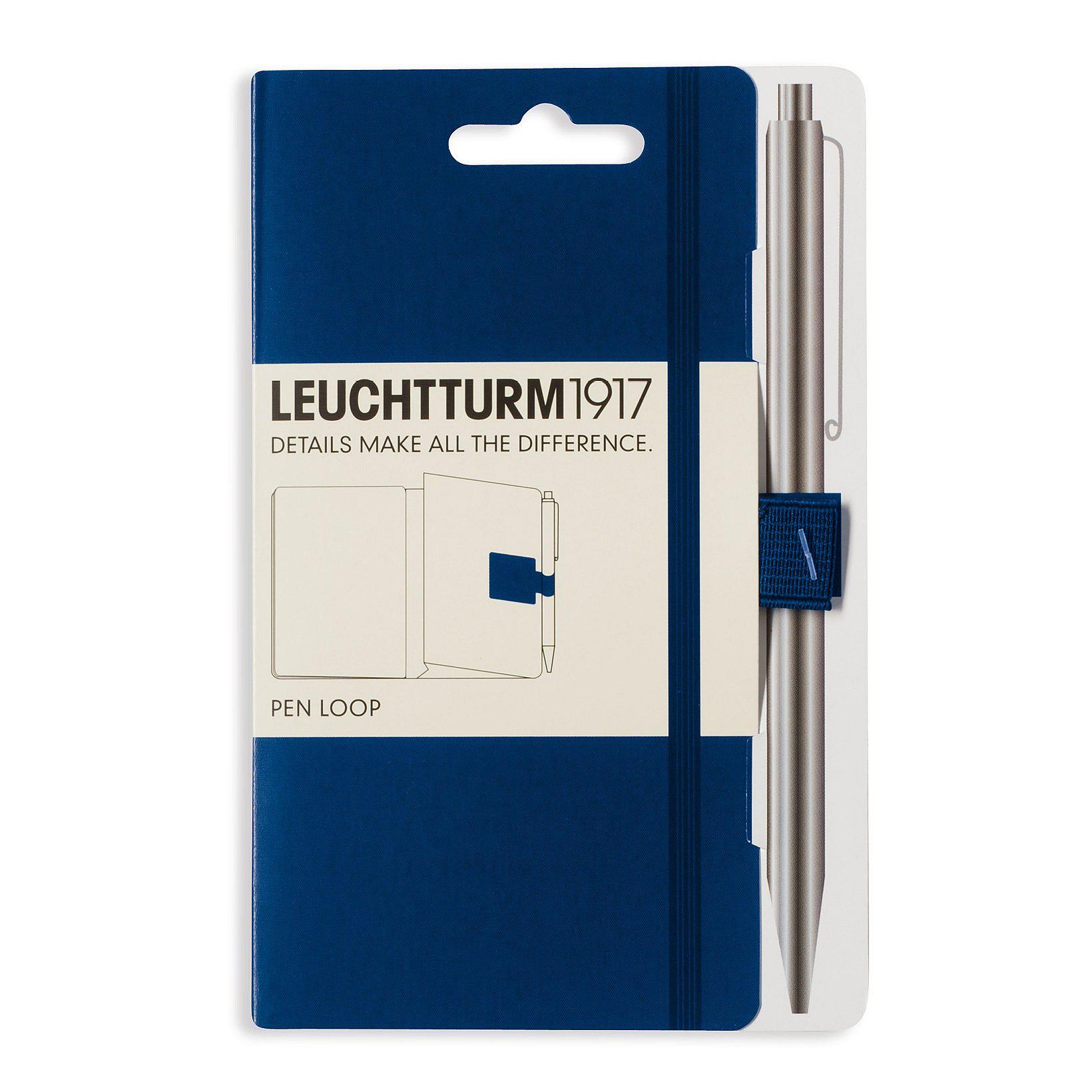LCHT Pen Loop-Accessoire-Leuchtturm 1917-Bleu Marine-Papeterie du Dôme