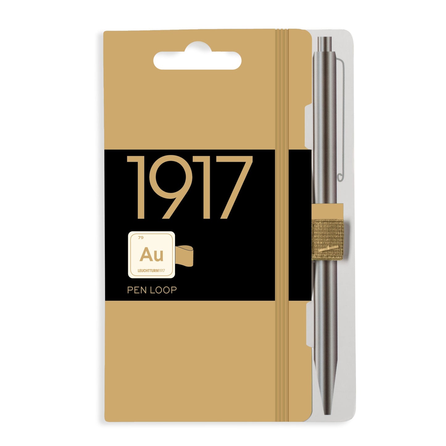 LCHT Pen Loop Metallic-Accessoire-Leuchtturm 1917-Or-Papeterie du Dôme