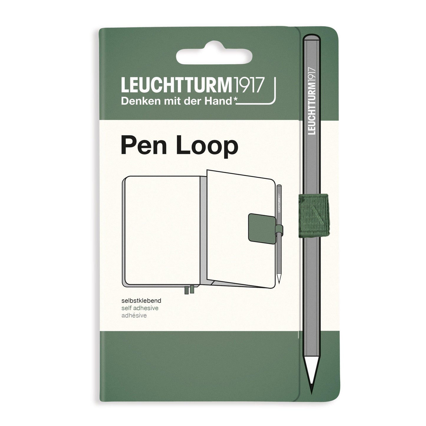 LCHT Pen Loop-Accessoire-Leuchtturm 1917-Olive-Papeterie du Dôme