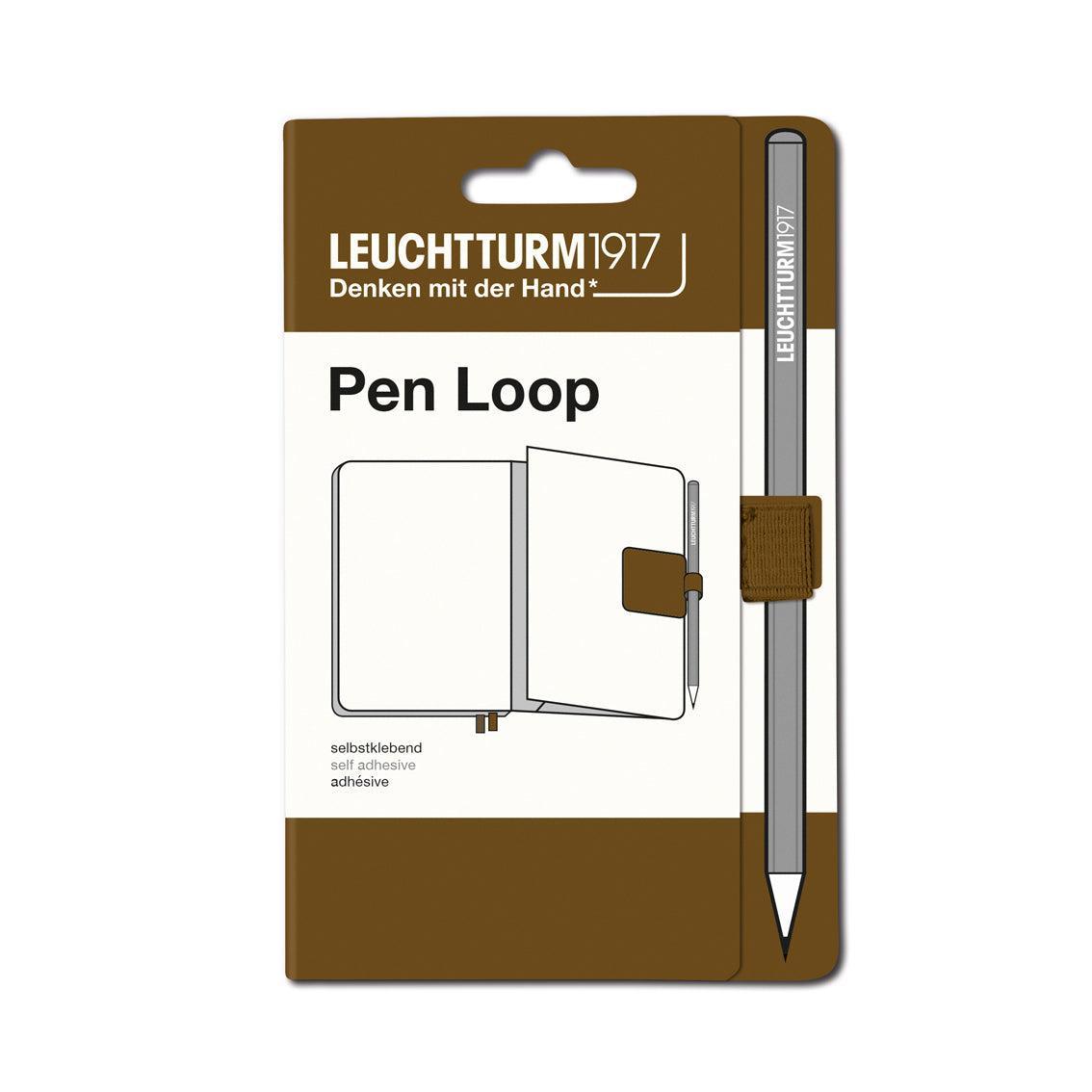 LCHT Pen Loop-Accessoire-Leuchtturm 1917-Spice Brown-Papeterie du Dôme