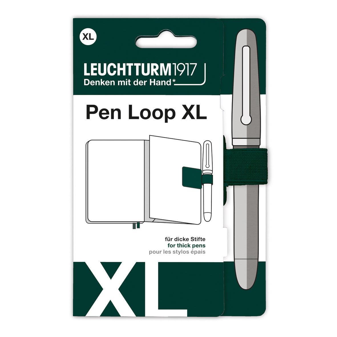 LCHT Pen Loop XL-Accessoire-Leuchtturm 1917-Forest green-Papeterie du Dôme