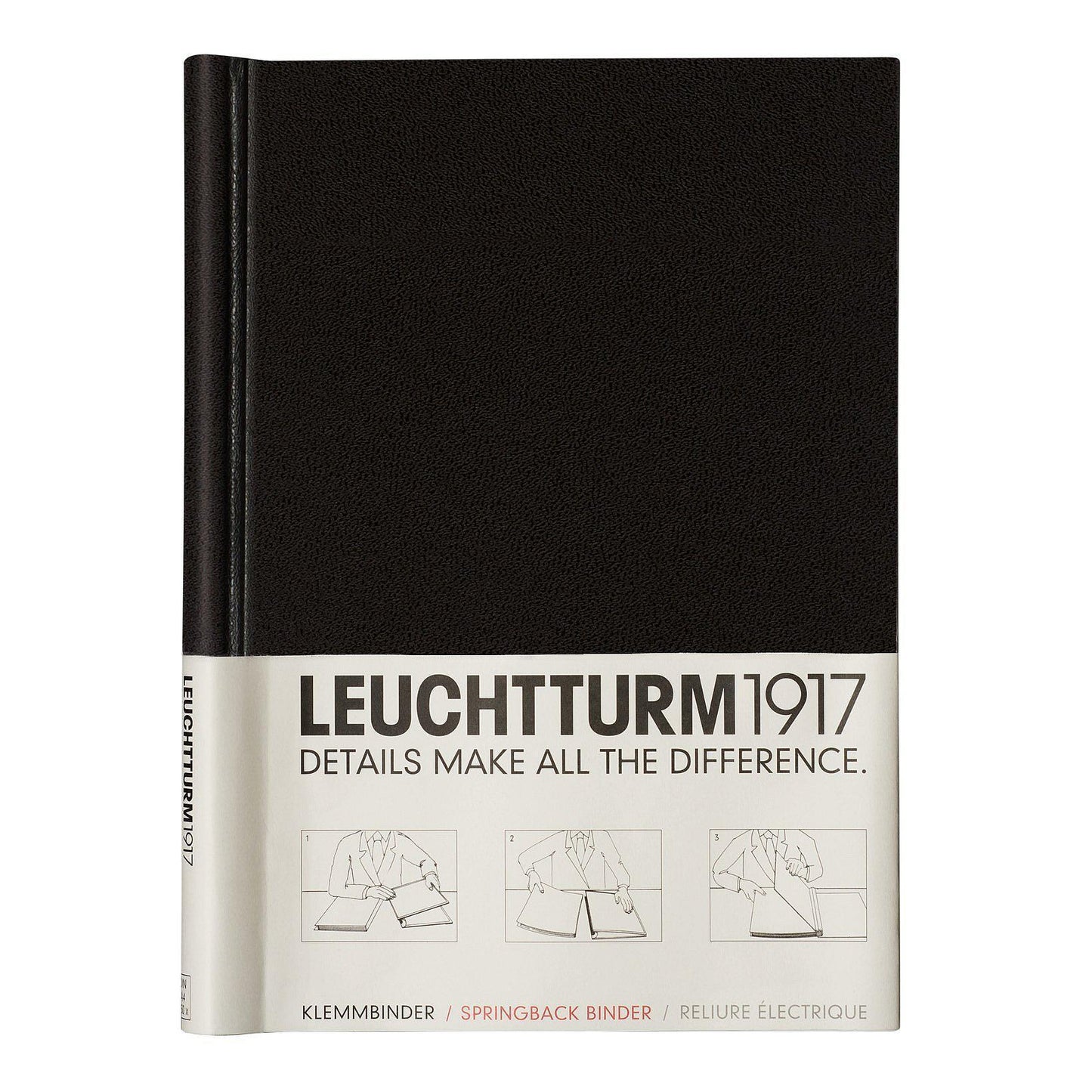 LCHT Reliure Électrique Peka-Carnet-Leuchtturm 1917-A4-Noir-Papeterie du Dôme