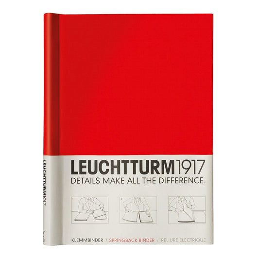 LCHT Reliure Électrique Peka-Carnet-Leuchtturm 1917-A4-Rouge-Papeterie du Dôme